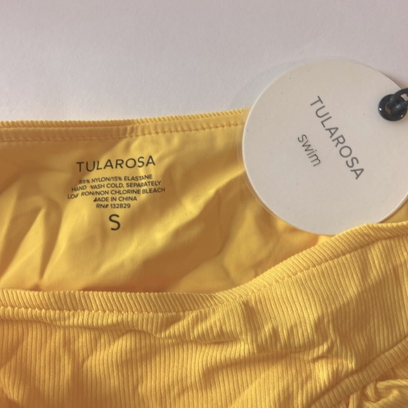 TULAROSA Yellow Ruffles Bikini Bottom Size S - Picture 5 of 7